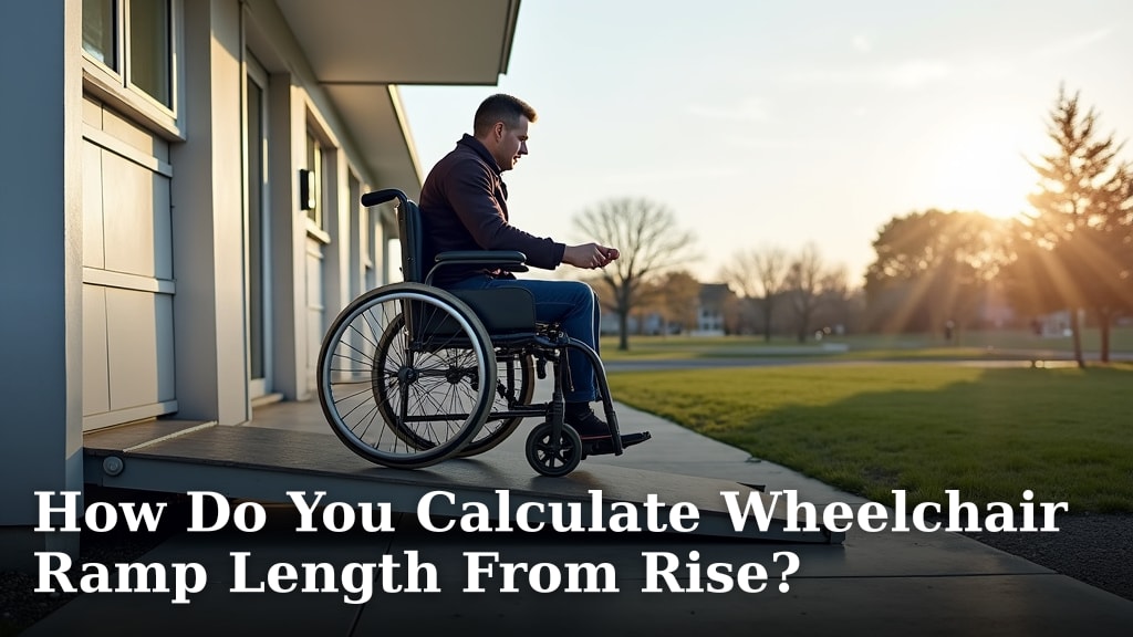 How Do You Calculate Wheelchair Ramp Length From Rise?