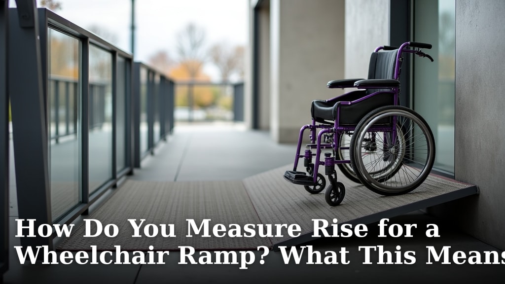 How Do You Measure Rise for a Wheelchair Ramp? What This Means