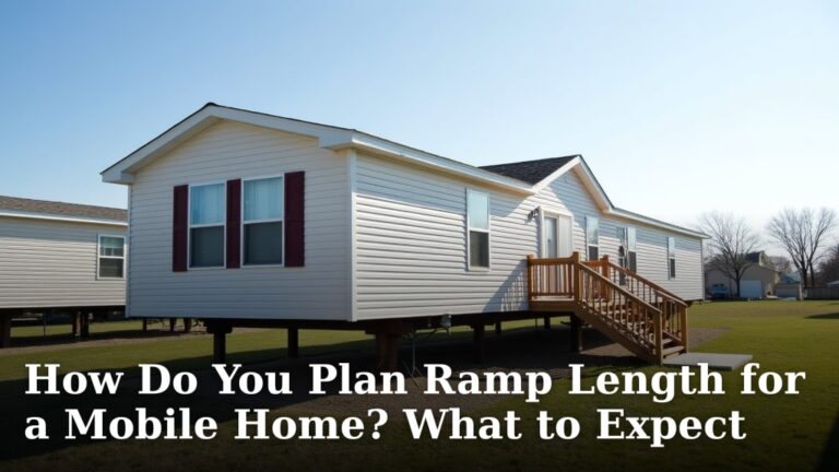 How Do You Plan Ramp Length for a Mobile Home? What to Expect