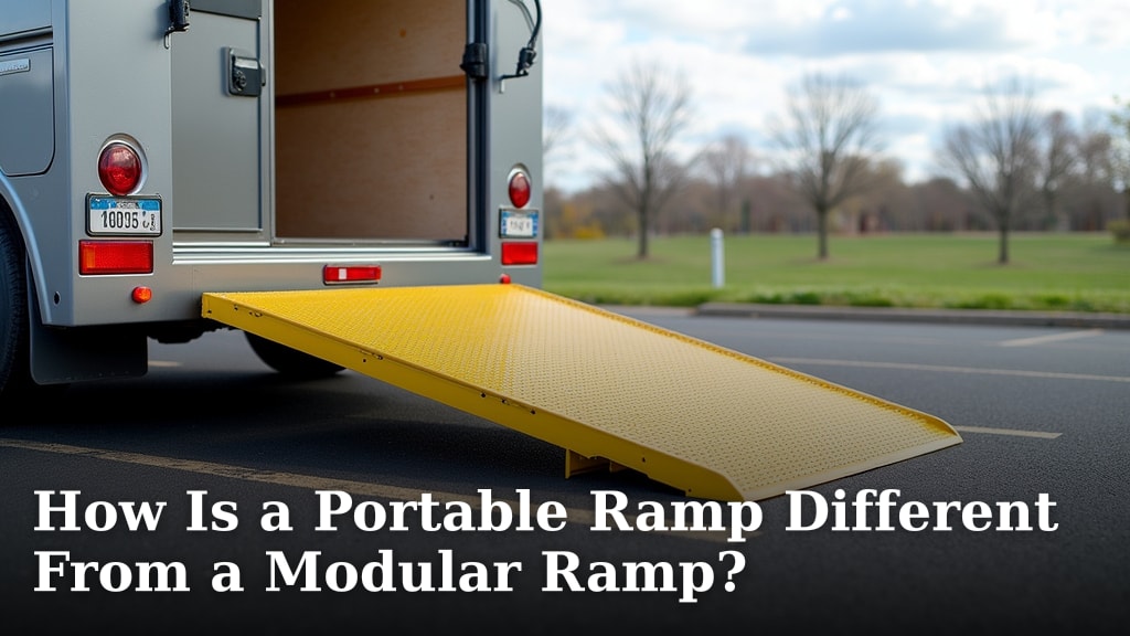 How Is a Portable Ramp Different From a Modular Ramp?
