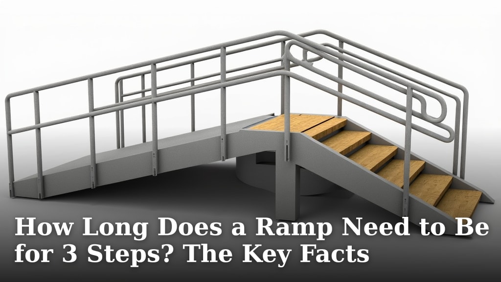 How Long Does a Ramp Need to Be for 3 Steps? The Key Facts