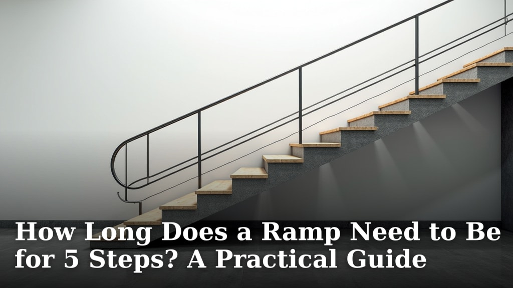 How Long Does a Ramp Need to Be for 5 Steps? A Practical Guide