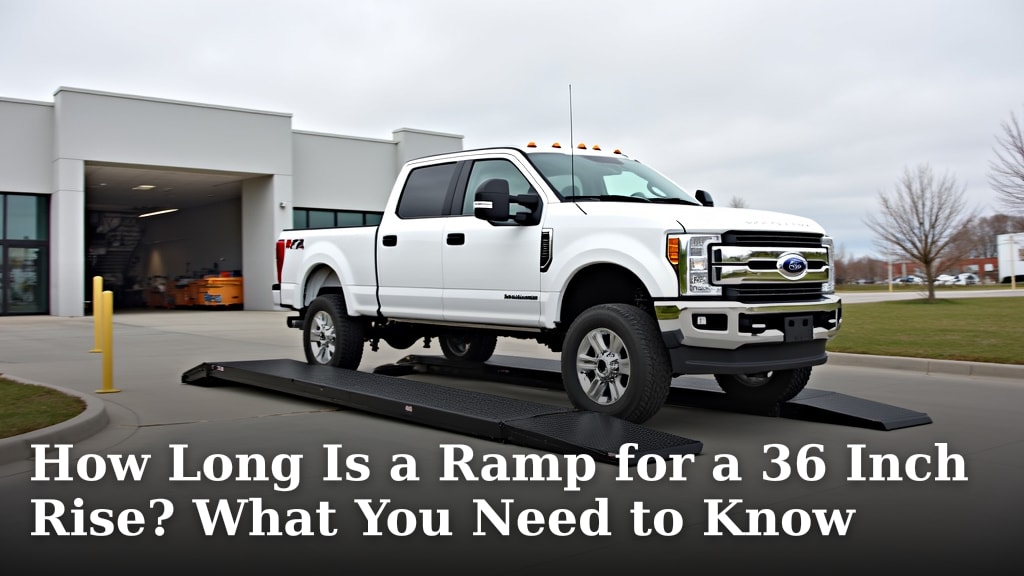 How Long Is a Ramp for a 36 Inch Rise? What You Need to Know