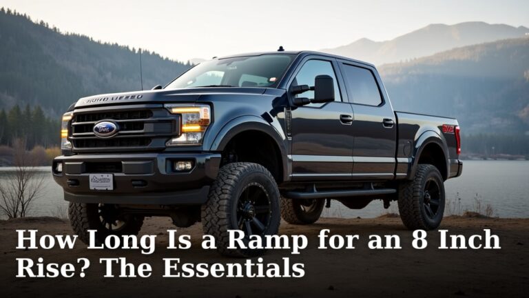 How Long Is a Ramp for an 8 Inch Rise? The Essentials