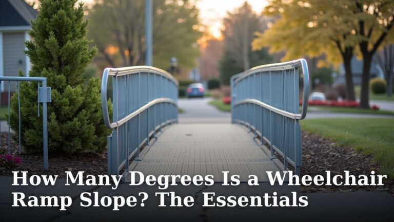 How Many Degrees Is a Wheelchair Ramp Slope? The Essentials