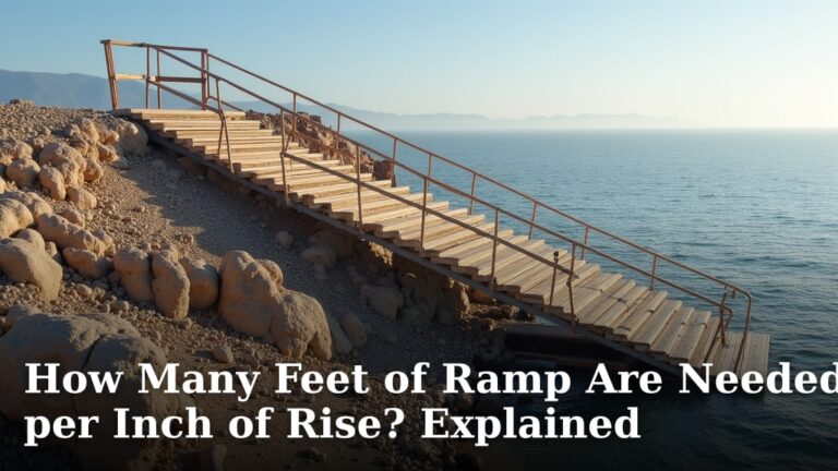 How Many Feet of Ramp Are Needed per Inch of Rise? Explained