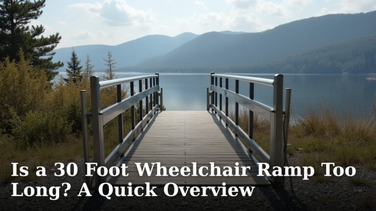 Is a 30 Foot Wheelchair Ramp Too Long? A Quick Overview