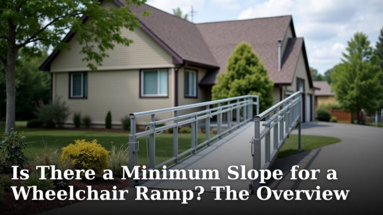 Is There a Minimum Slope for a Wheelchair Ramp? The Overview