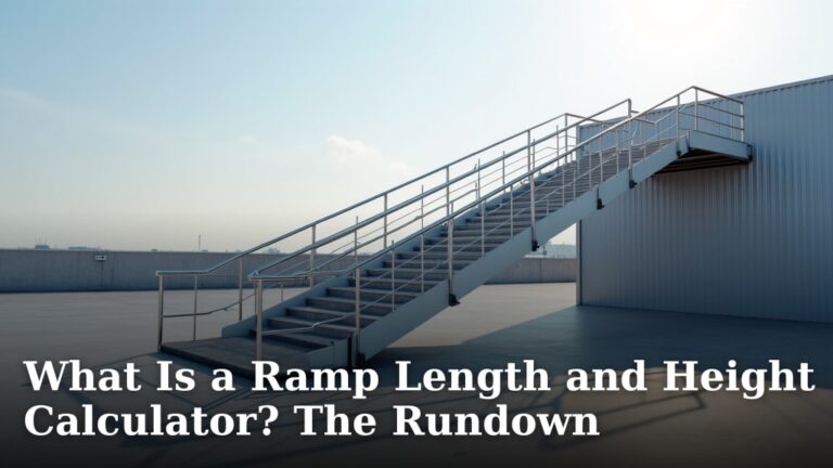 What Is a Ramp Length and Height Calculator? The Rundown