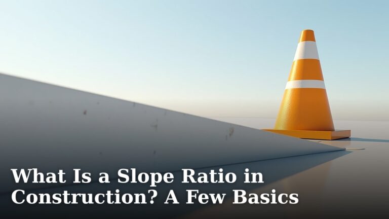 What Is a Slope Ratio in Construction? A Few Basics