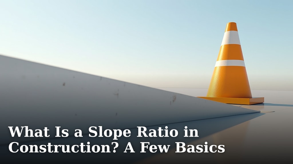 What Is a Slope Ratio in Construction? A Few Basics
