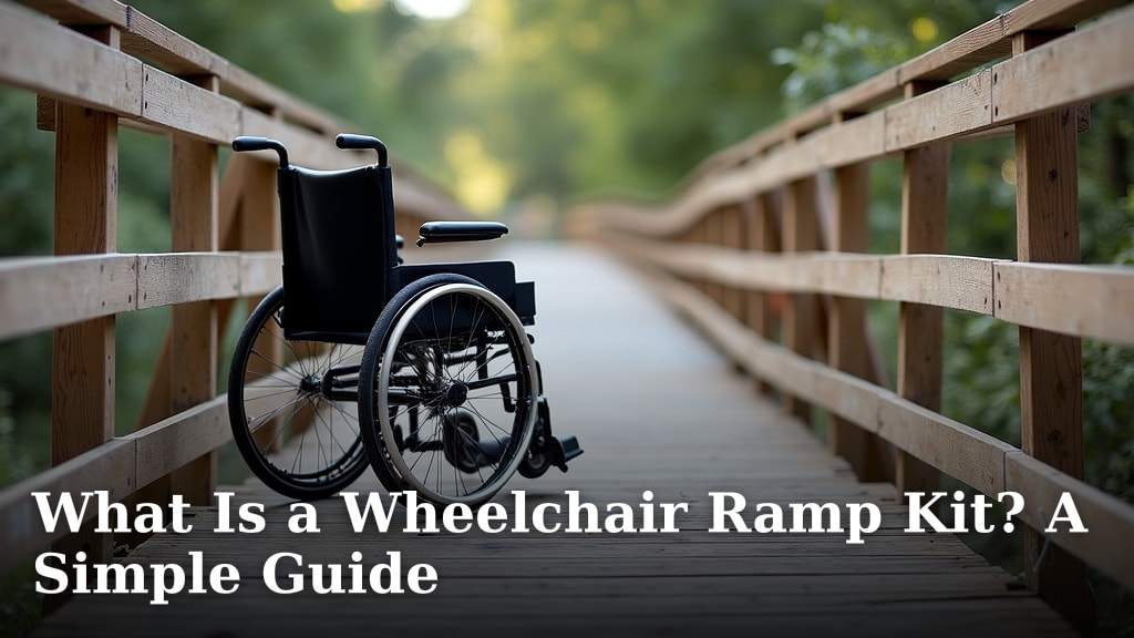 What Is a Wheelchair Ramp Kit? A Simple Guide