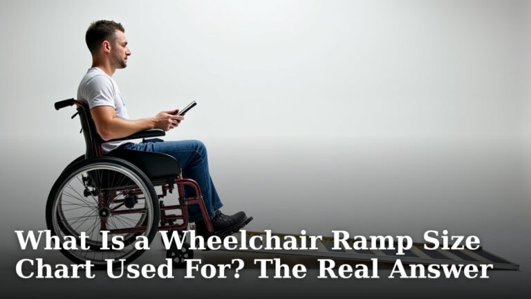 What Is a Wheelchair Ramp Size Chart Used For? The Real Answer