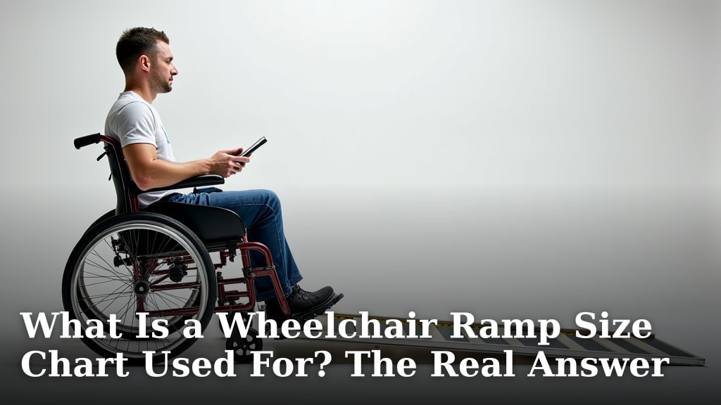 What Is a Wheelchair Ramp Size Chart Used For? The Real Answer