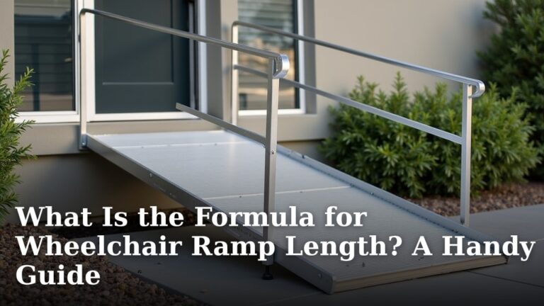 What Is the Formula for Wheelchair Ramp Length? A Handy Guide