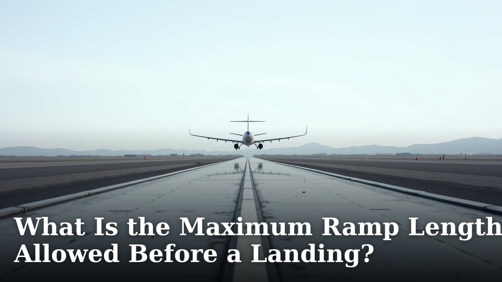What Is the Maximum Ramp Length Allowed Before a Landing?