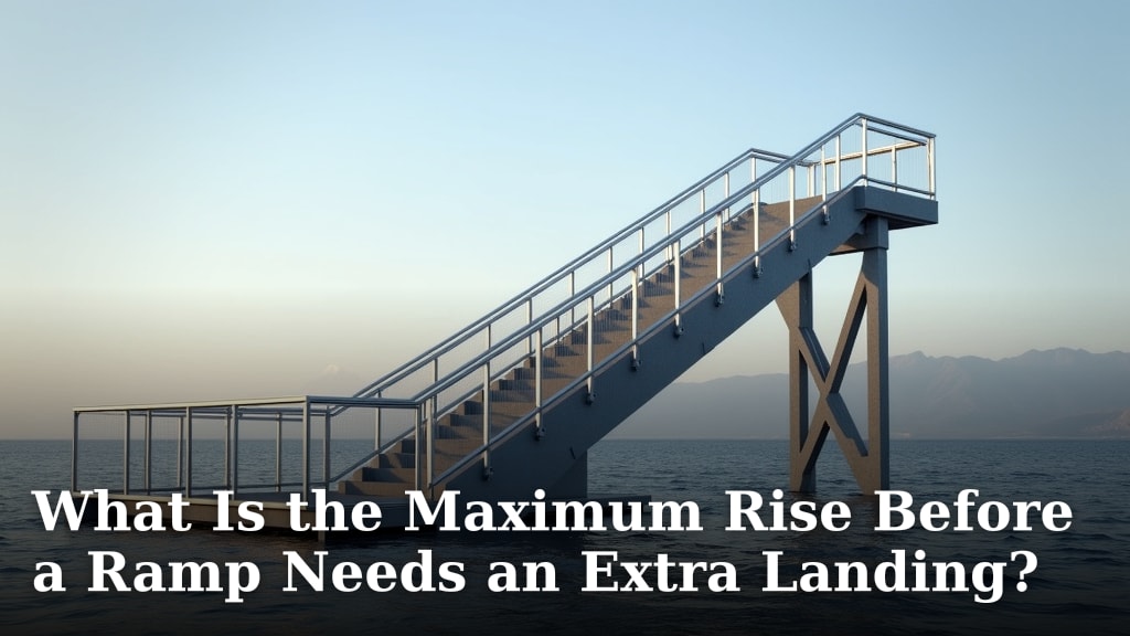 What Is the Maximum Rise Before a Ramp Needs an Extra Landing?