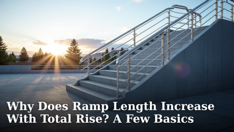 Why Does Ramp Length Increase With Total Rise? A Few Basics